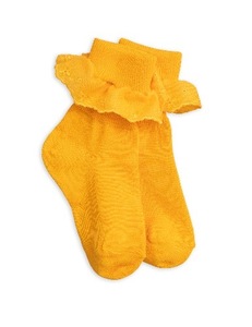 lace sock- yellow