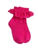 lace sock- pink