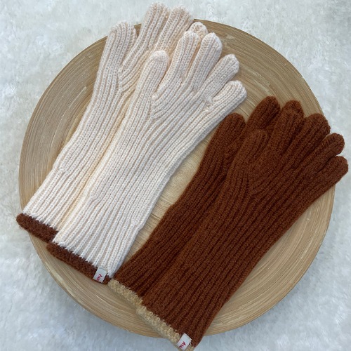 Mymy Pianist long knit gloves (2 color)