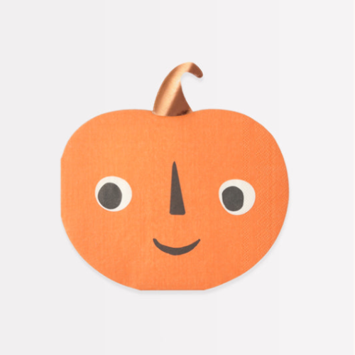 [MeriMeri]메리메리 /  Pumpkin Napkins (x 16)